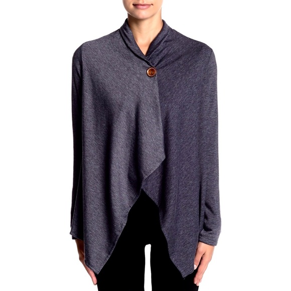 bobeau sweater one button